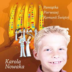 Książka z personalizowaną obwolutą ze zdjęciem chłopca